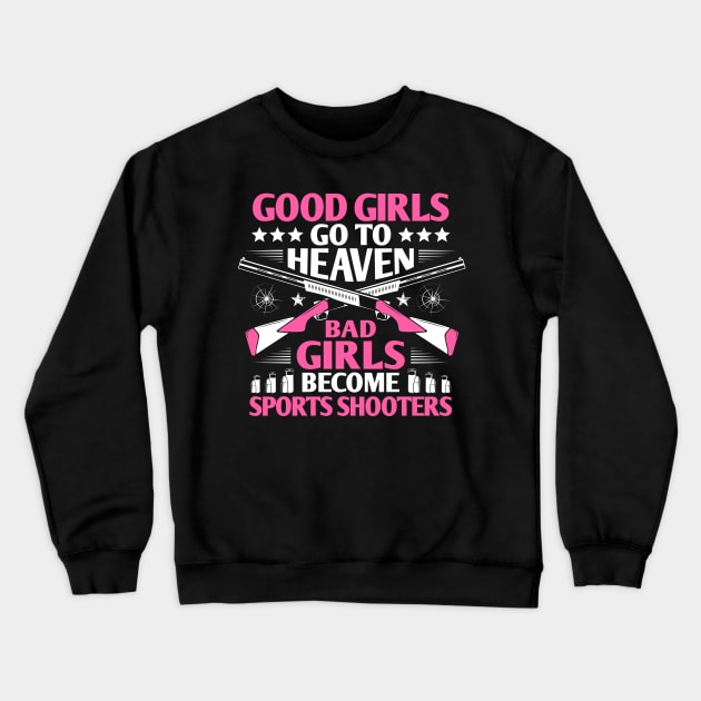 Sports Shooter Shooting Sports Sharpshooter Gift Crewneck Sweatshirt by Krautshirts